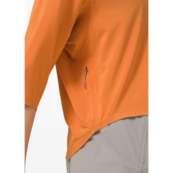 Lululemon Sarala Shirt lululemon lab True Tangerine - Picture 3 of 9
